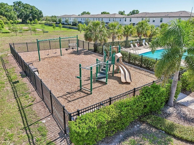 2462 Sweet Viburnum Way, Ocoee, FL 34761 - communal playground featuring a community pool and a residential view