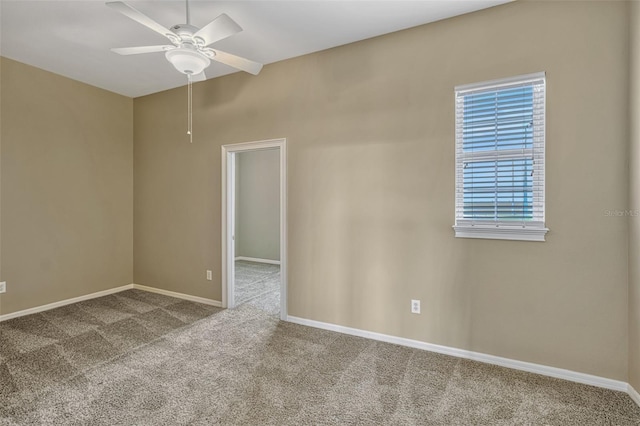 2350 Bradbury Rd, Haines City, FL 33844 - carpeted spare room featuring ceiling fan and baseboards