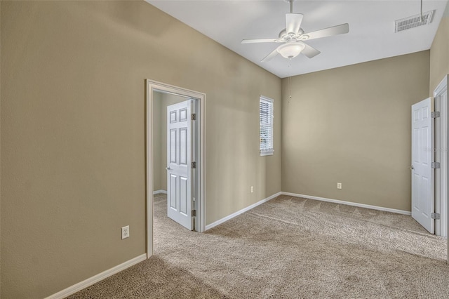 2350 Bradbury Rd, Haines City, FL 33844 - carpeted empty room featuring ceiling fan and baseboards