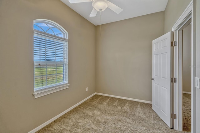 2350 Bradbury Rd, Haines City, FL 33844 - carpeted spare room featuring plenty of natural light, ceiling fan, and baseboards