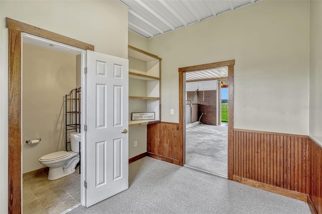 2350 Bradbury Rd, Haines City, FL 33844 - hall with wainscoting and wooden walls