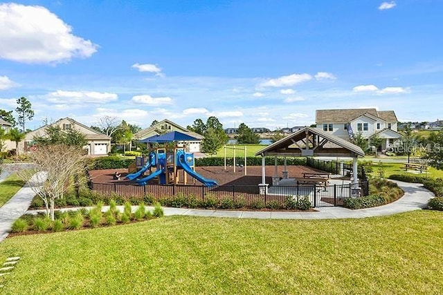 9318 Mclaren Aly, Winter Garden, FL 34787 - communal playground featuring a gazebo