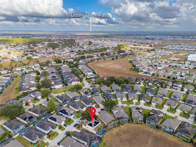 303 Plumoso Loop, Davenport, FL 33897 - aerial overview of property's location with nearby suburban area