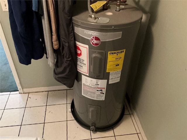 utilities with electric water heater