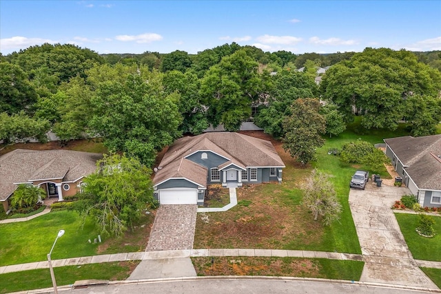 aerial view of property and surrounding area