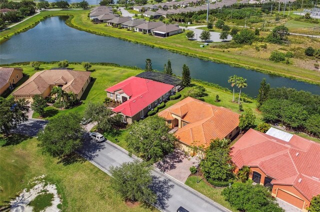 517 Milano Rd, Poinciana, FL 34759 - aerial view of residential area with a nearby body of water