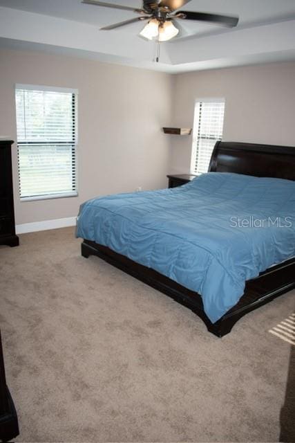 18805 Nettleton St, Orlando, FL 32833 - bedroom featuring carpet flooring, baseboards, and a ceiling fan