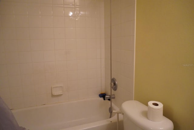 10308 Soaring Eagle Dr, Riverview, FL 33578 - bathroom with tub / shower combination and toilet