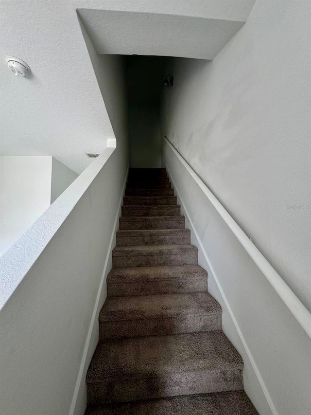 view of stairway