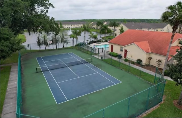 2798 Club Cortile Cir Unit A, Kissimmee, FL 34746 - view of tennis court featuring fence