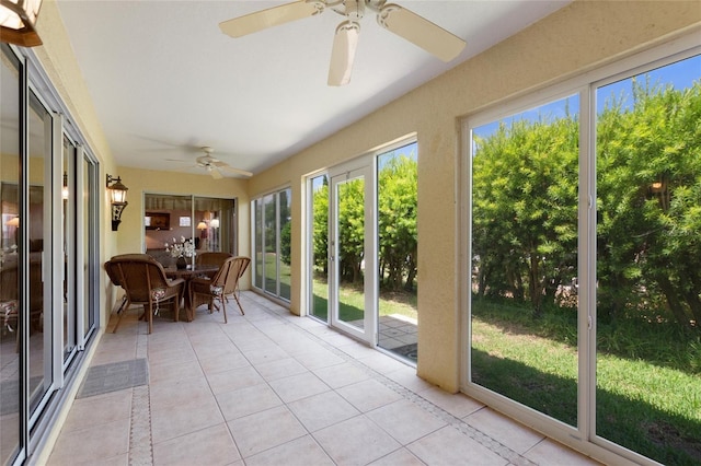 1258 Donalds Pl, The Villages, FL 32162 - sunroom featuring plenty of natural light and tile patterned flooring