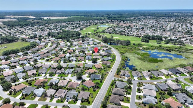 1258 Donalds Pl, The Villages, FL 32162 - view of property location featuring a nearby body of water, nearby suburban area, and a golf course
