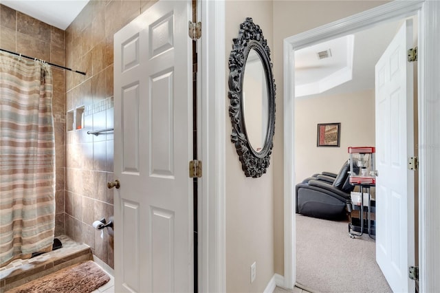 3211 Countryside View Dr, Saint Cloud, FL 34772 - hall with carpet floors