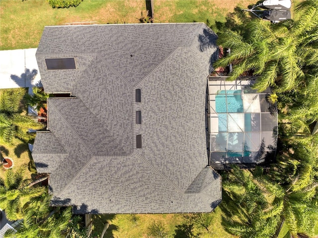 3211 Countryside View Dr, Saint Cloud, FL 34772 - view from above of property featuring a pool area