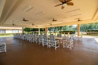 10237 SW 63rd Ave, Ocala, FL 34476 - view of patio featuring a ceiling fan