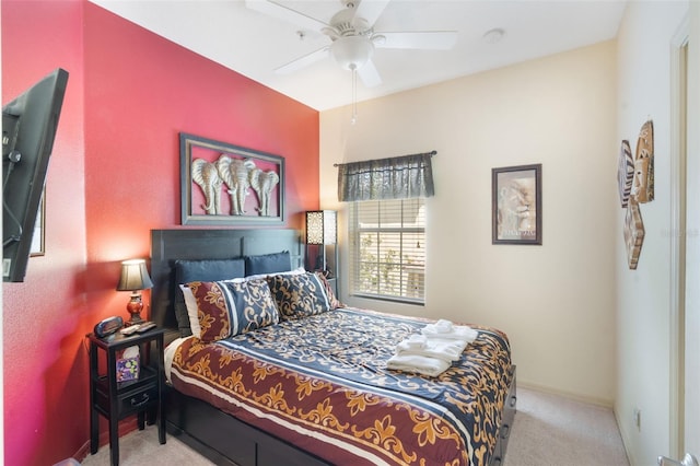 7521 Pellham Way, Kissimmee, FL 34747 - carpeted bedroom with baseboards and ceiling fan
