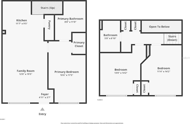 2614 Lodi Cir Unit 106, Kissimmee, FL 34746 - home floor plan