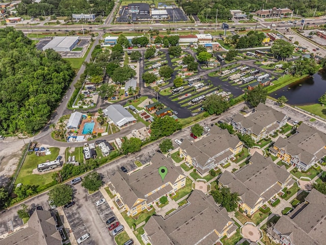 2614 Lodi Cir Unit 106, Kissimmee, FL 34746 - aerial view of property and surrounding area featuring a nearby body of water