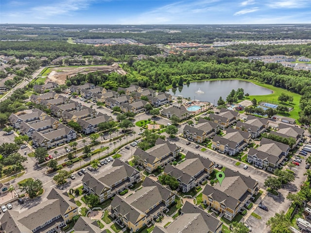 2614 Lodi Cir Unit 106, Kissimmee, FL 34746 - aerial view of property's location featuring a large body of water and nearby suburban area