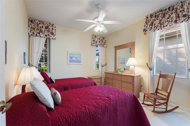 124 Ashton Dr, Davenport, FL 33837 - carpeted bedroom featuring ceiling fan