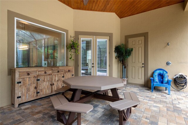 7 Spanish Moss Ct, Palm Coast, FL 32137 - view of patio / terrace with outdoor dining space