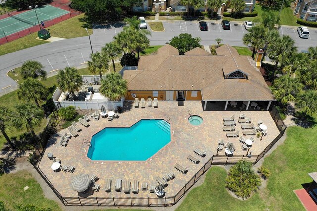 2438 Sweetwater Club Cir Unit 50, Kissimmee, FL 34746 - community pool with fence