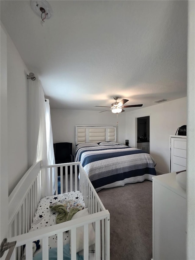 2034 Old Pasture Ln, Lakeland, FL 33801 - carpeted bedroom with a ceiling fan