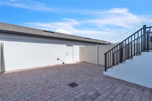 12190 Plumpton Dr, Winter Garden, FL 34787 - view of patio with stairs