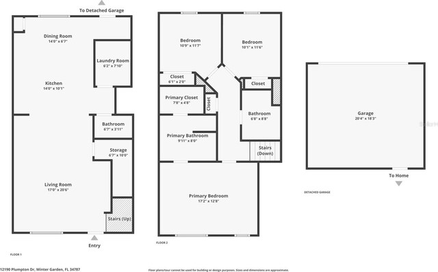 12190 Plumpton Dr, Winter Garden, FL 34787 - room layout