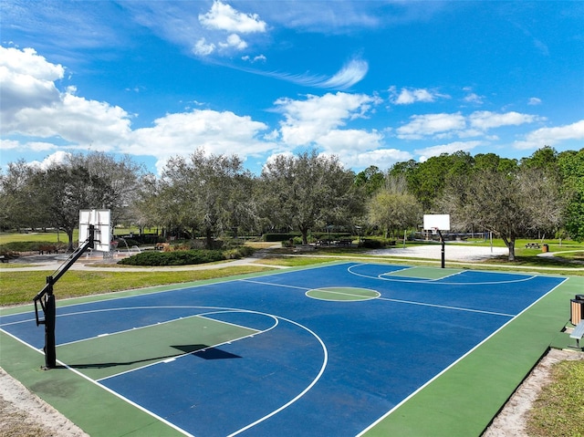 7013 Beargrass Rd, Harmony, FL 34773 - view of basketball court featuring community basketball court and view of scattered trees