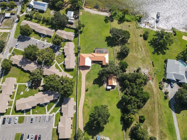 955 Mansfield Rd, Tavares, FL 32778 - aerial overview of property's location with nearby suburban area and a nearby body of water