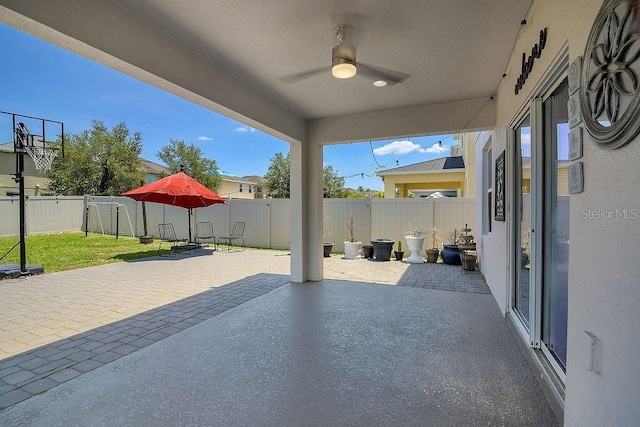 3400 Mt Vernon Way, Kissimmee, FL 34741 - view of patio / terrace with a ceiling fan
