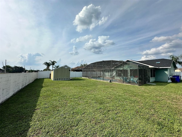 2410 Sweetwater Blvd, Saint Cloud, FL 34772 - view of yard featuring a lanai
