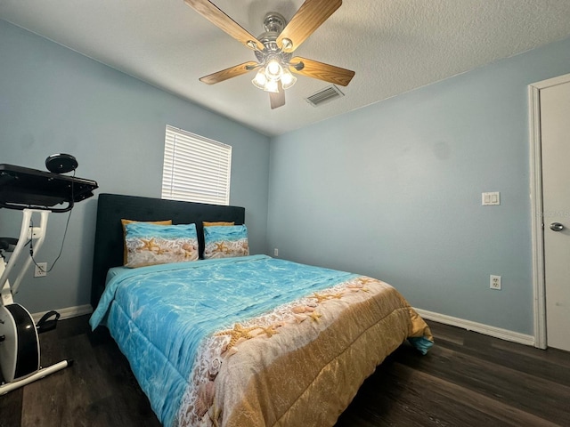 2410 Sweetwater Blvd, Saint Cloud, FL 34772 - bedroom with baseboards, wood finished floors, and ceiling fan