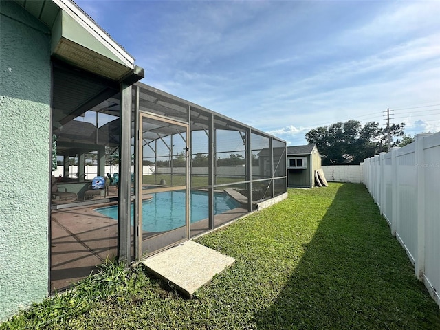 2410 Sweetwater Blvd, Saint Cloud, FL 34772 - view of pool featuring a lanai and a patio area