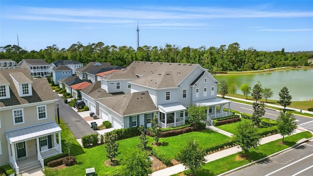 7400 Estuary Lake Loop, Celebration, FL 34747 - aerial perspective of suburban area featuring a large body of water