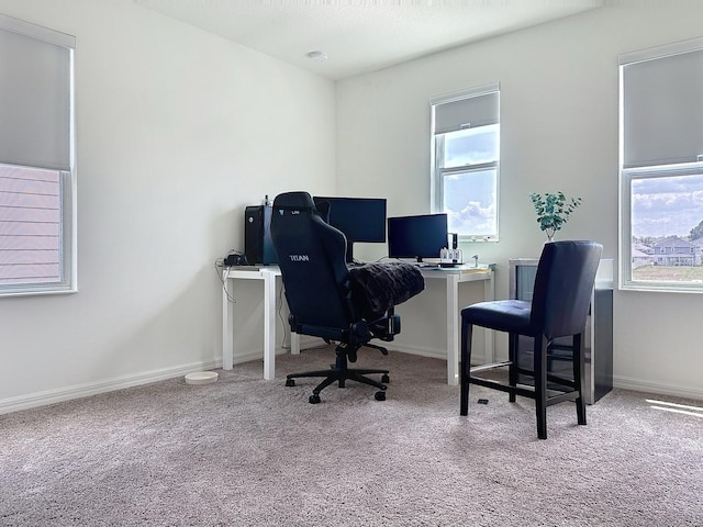 895 Overpool Ave, Davenport, FL 33896 - home office with carpet and baseboards