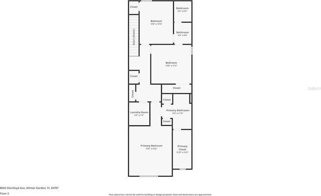8042 Glenlloyd Ave, Winter Garden, FL 34787 - room layout