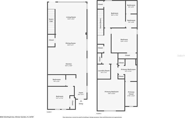 8042 Glenlloyd Ave, Winter Garden, FL 34787 - property floor plan