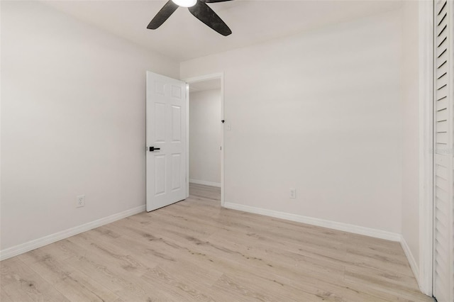 1842 Puritan Ave, Winter Park, FL 32792 - unfurnished room featuring ceiling fan, wood finished floors, and baseboards