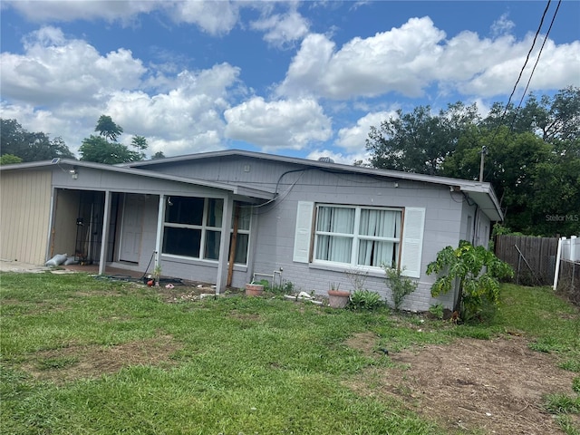 1009 Kenmore Dr, Brandon, FL 33510 - view of front of home with concrete block siding