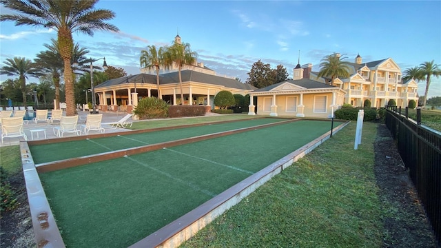 1228 Castle Pines Ct, Reunion, FL 34747 - view of community featuring a bocce ball area