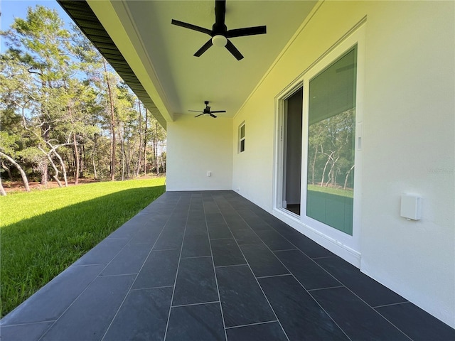 814 Gator Ln, Deltona, FL 32738 - view of patio with ceiling fan