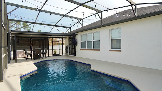 1025 Belvoir Dr, Kissimmee, FL 34744 - outdoor pool with a patio area and a lanai