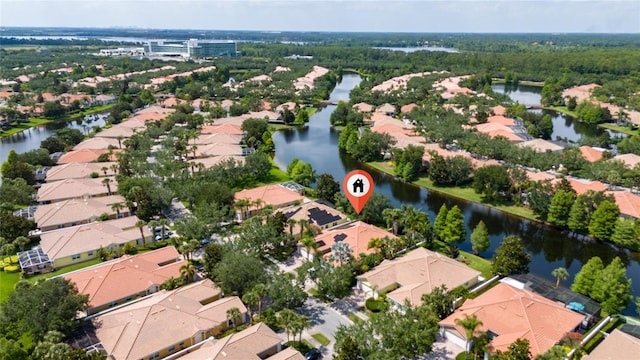 12041 Kajetan Ln, Orlando, FL 32827 - aerial view of residential area featuring a nearby body of water