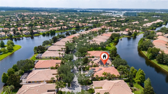 12041 Kajetan Ln, Orlando, FL 32827 - aerial perspective of suburban area featuring a nearby body of water