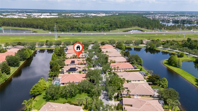 12041 Kajetan Ln, Orlando, FL 32827 - aerial view of residential area with a large body of water