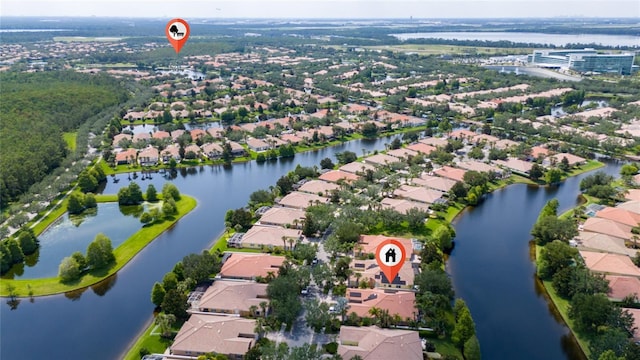 12041 Kajetan Ln, Orlando, FL 32827 - aerial view of residential area with a nearby body of water