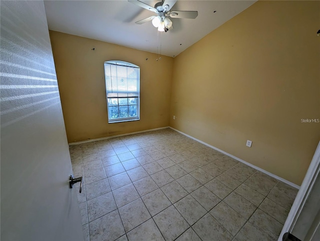 13940 Corrine Key Pl, Orlando, FL 32824 - unfurnished room with a ceiling fan, tile patterned flooring, and baseboards