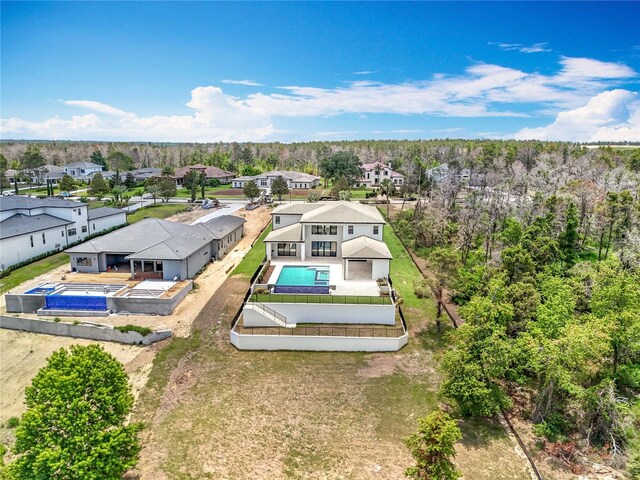 15121 Pendio Dr, Montverde, FL 34756 - aerial perspective of suburban area with a pool